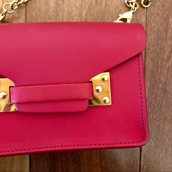 Sophie Hulme Milner Nano Crossbody Bag in Red - Picture 7 of 12